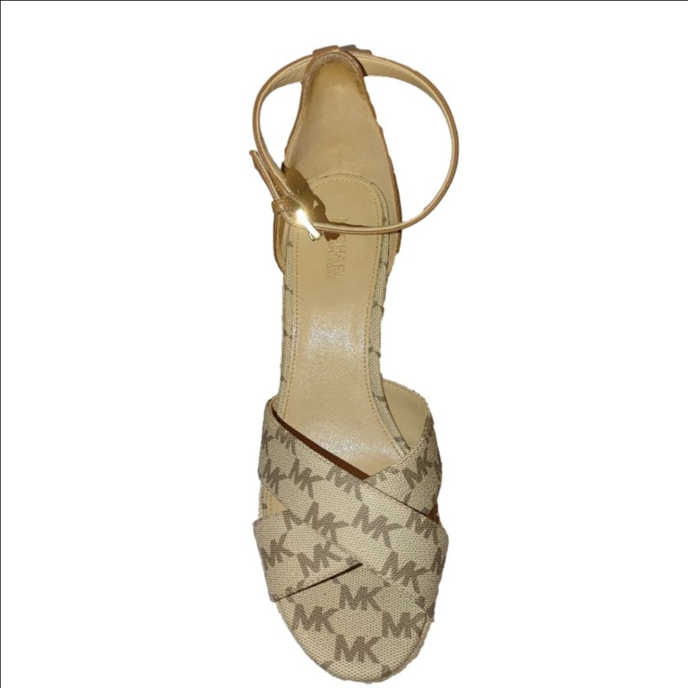Michael Kors Kimberly Wedge Sandals Size 7.5